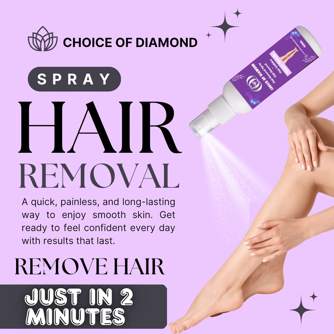 PERMENANT HAIR REMOVEL SPRAY